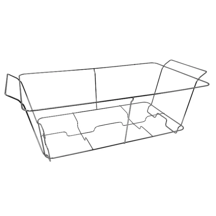 Bandeja para asar de aluminio desechable con rejilla